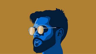 Portrait art cartoon design illustrator portrait vector