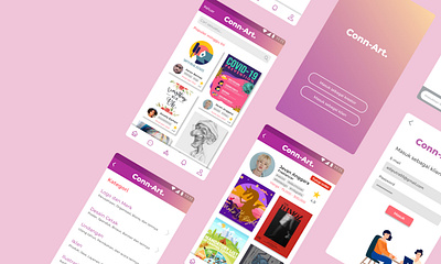 Conn-Art app design app platform ui