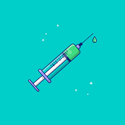 Syringe adobe corona design elegant health illustration illustrator illustrator design meds simple syringe vector well