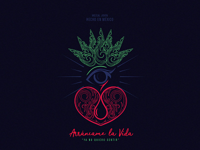 Arráncame la vida brand clever design illustration mezcal