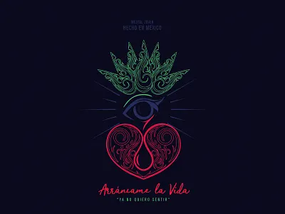 Arráncame la vida brand clever design illustration mezcal