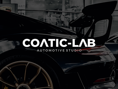 CoaticLab Automotive Studio Logo auto detailing automotive automotive logo branding branding and identity branding design logo logo design logodesign logos logotype type typogaphy typography logo