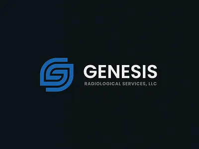 Genesis abstract brand branding clean golden ratio grid logo mark modern monogram process