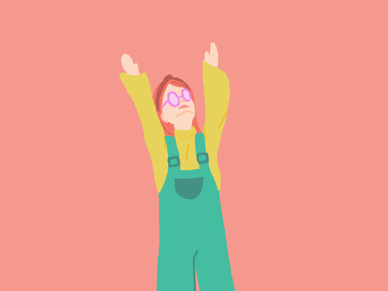 Wooo animated gif animation design illustration procreate