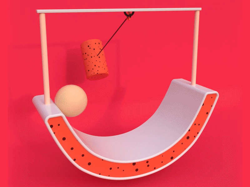 Hammer Ball Swing 3d 3d animation 3d art 3d illustration animation art c4d cinema 4d cinema4d design dribble dribble shot mograph motion design motion graphic