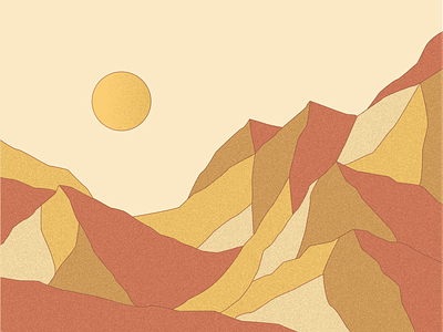 mountain morning adobe illustrator design graphic design illustration illustrator mountains texture vector