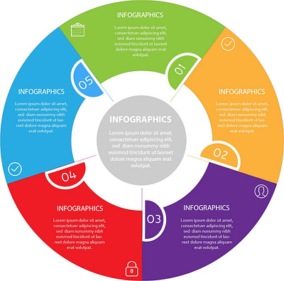 Infographics branding design illustration logo