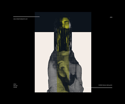 no. 219 used black design dots grid human minimal pattern photoshop poster poster a day posterdesign postereveryday texture yellow