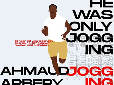 #irunwithahmaud black lives matter illustration typography vector