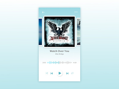 Daily UI 009 Music Player adobexd dailyui dailyuichallenge design illustration illustrator music music app music player ui uidesign uidesigner user interface ux vector