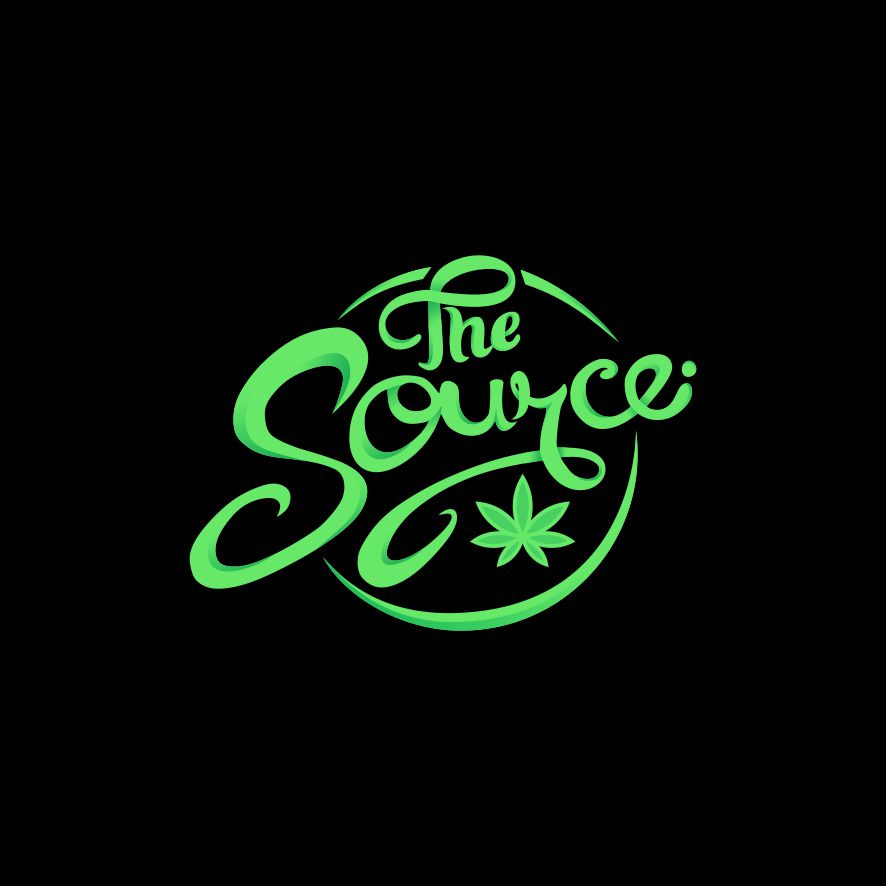 the source leaf logo typogaphy