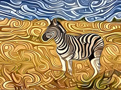 Zebra branding design illustration web