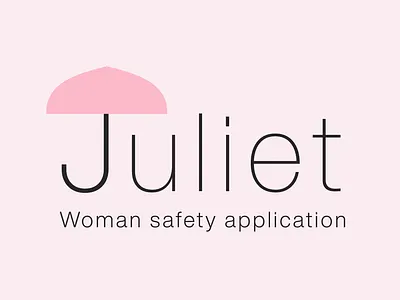 Juliet logo design illustration logo typography vector
