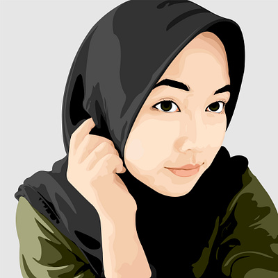 Vector Hijab corel draw hijab illustration vector illustration vectorart vectorhijab