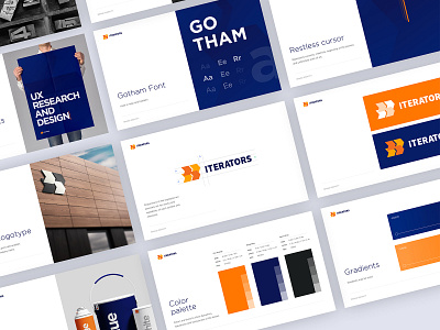 Iterators BrandBook brand branding design ui