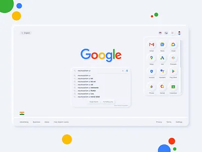 Google Neumorphism UI account adobexd ads classroom cloud gmail google google design inner shadow maps message navigation neumorphism photos playstore podcast shadows trend 2019 webdesign webui
