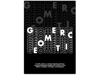 Expressive Typography of Patterns on clothing - Geometric art design expressive typography flat graphic design illustration illustrator minimal pattern type typography