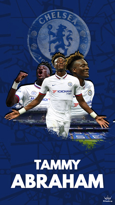 Tammy abraham chelsea chelsea fc football photoshop poster poster design soccer tammy wallpaper