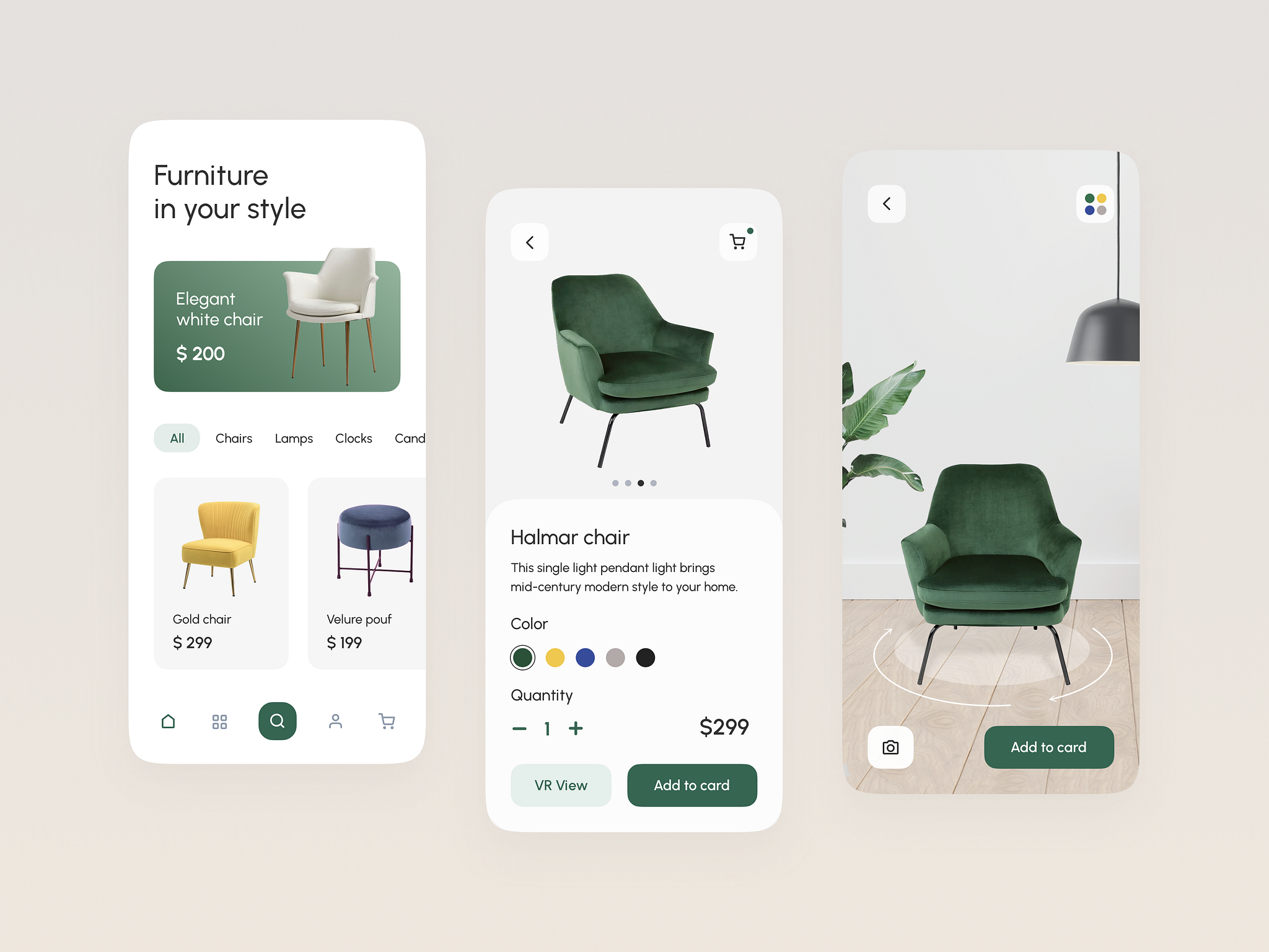 AR application for selling Household goods by Cleveroad 🇺🇦 on Dribbble