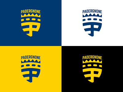 Padergnone Football Club - Palette brand brand design branding club colors design football icon identity illustration logo logo design mark palette scudetto soccer sport vector