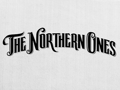 The Northern Ones Logo brand branding custom custom type design hand lettering lettering logo logotype type typography