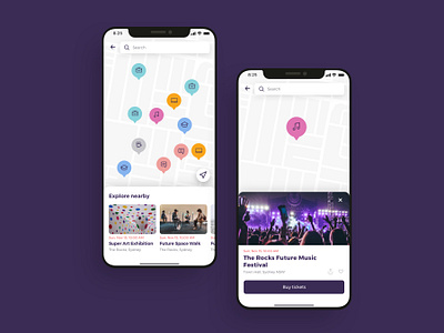 Map view searching UI design adobe xd app design app designer app screens booking app event app events app figma mobile mobile app mobile app ui design sketchapp ui ui design ui kit ui ux design 应用 应用界面