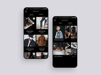 Wishlist UI design adobe xd app design app designer app screens ar augmented reality ecommerce figma mobile mobile app shopping app sketchapp ui ui design ui kit ui ux design wishlist 应用 应用界面 设计
