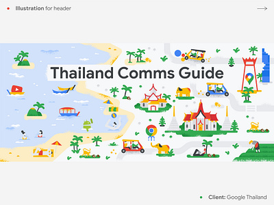 Thailand Comms Guide character design design illustration product ui vector webdesign