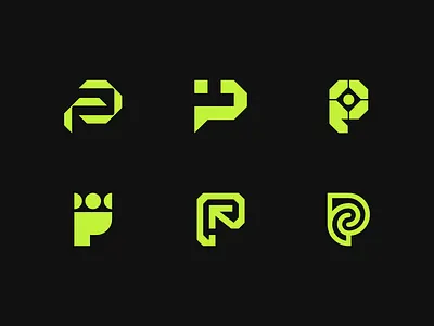 P Letter Logo Collection a b c d e f g h i j k l m n o p brand branding clean collection design fintech gym icon letter logo logocollection logodesign logofolio logoset marks minimal smart symbol tech