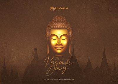 Buddha Purnima | Happy Vesak Day 2020 banner adobe illustrator advertising banner banner ad banner ads banner design branding buddha purnima buddhism buddhist creative creative design design gautam buddha graphics design ui design uiwala