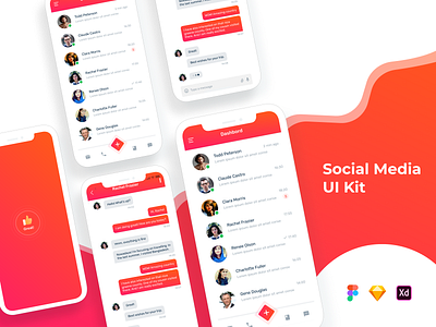 Social Media App UI android app ios social media app ui ui