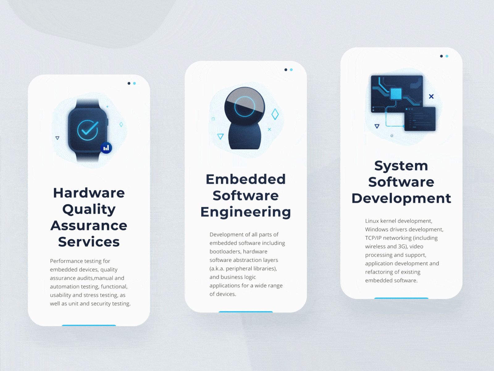 Embedded software animation design design agency illustration svg ui ux waverley webdesign website