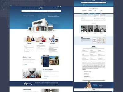 Smart home company website