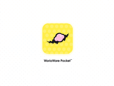 App Icon | Daily UI 005 | WarioWare Pocket app application branding daily 100 daily ui daily ui challenge dailyui icon icon app illustration ios app ios app design jeux video logo mobile app nintendo ui vector wario ware warior