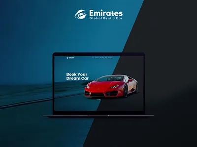 Emirates Global Rent a Car | Dubai branding design photoshop ui ux web design