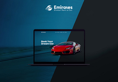 Emirates Global Rent a Car | Dubai branding design photoshop ui ux web design