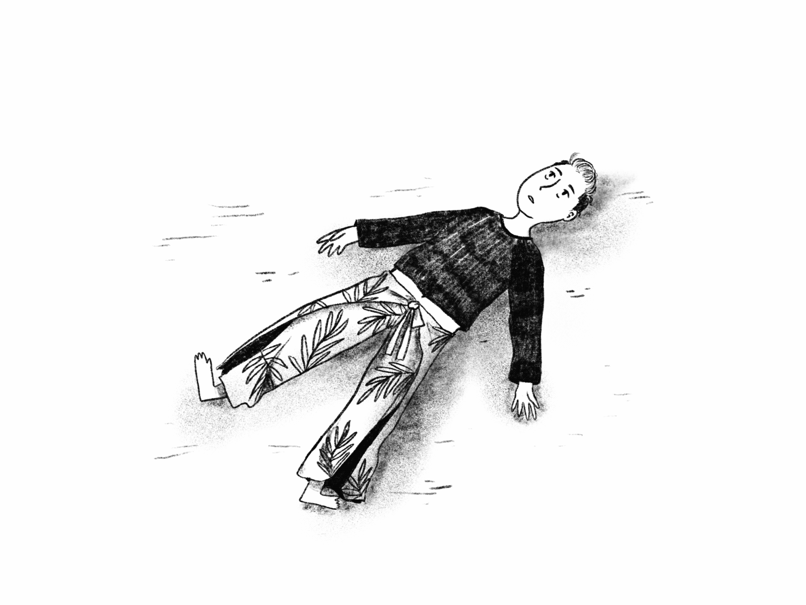 Ansiedad 2danimation animation character design digital art frame by frame animation illustration procreate