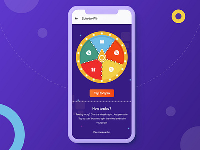 Spin The Wheel app appdesign design eazydiner foodapp game game design games illustration rewards spin surprise ui ux vector wheel