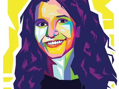 My Mentor colors girl girls popart portrait rainbow