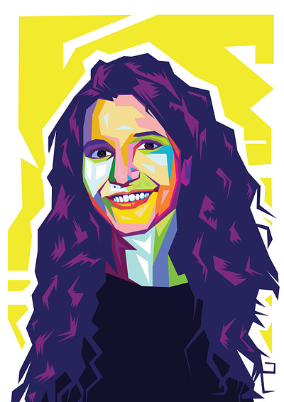 My Mentor colors girl girls popart portrait rainbow
