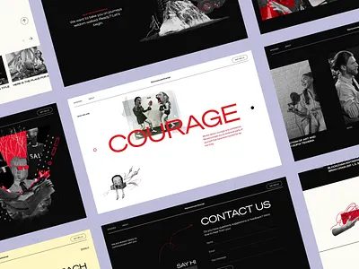 Nonconventional Website Design animation branding design graphic design interaction design interface interview media motion graphics podcast ui user experience user interface ux web design web interaction web layout web pages website