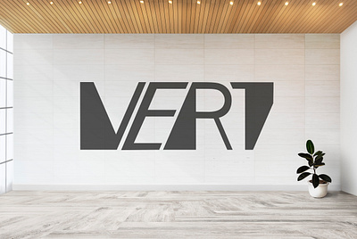 Vert Logo branding design logo minimal