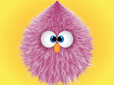 Cute Little Furry Character cartoon character cute cute illustration fur illustration little