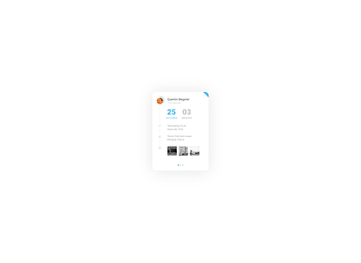 DAY 045 - INFO CARD app design flat illustrator logo minimal typography ui ux vector