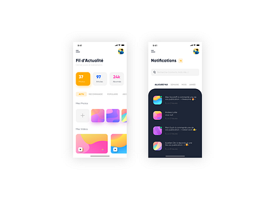 DAY 049 - NOTIFICATIONS app art art direction branding design flat illustration logo minimal type ui ux vector