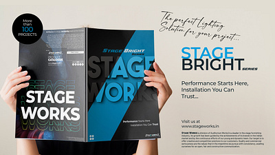 Website Homepage Cover Design for Stage Works branding graphic design ui