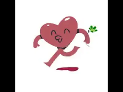Running Valentines Heart character in motion heart heart character heart in motion hearts motion design motion graphic design motion graphics moving character moving heart running heart valentines valentines day 2025