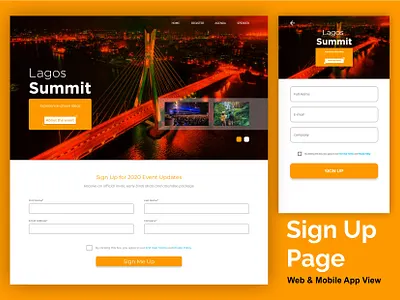 sign up page app branding design illustration logo typography ui ux web website