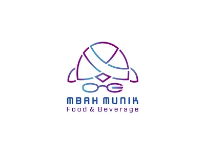 Mbah munik logo ( Blangkon shape logo ) design illustrator logo logo design logodesign vector
