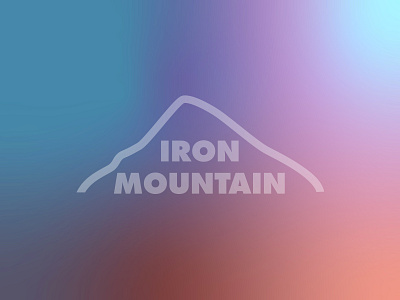 Iron Mountain 100dayproject adobe adobe illustrator branding design icon illustration illustrator information information technology iron logo mountain storage technology typography